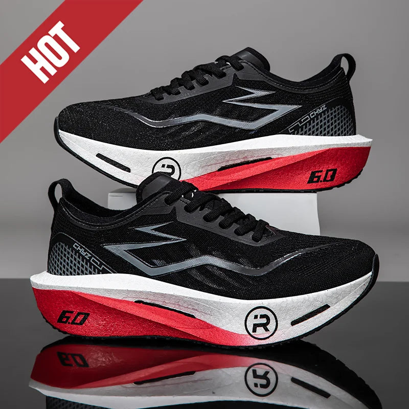Running Shoes Carbon Board Profession Marathon Men Sports Breathable Lightweight Women's Comfortable Athletic Nonskid Sneakers