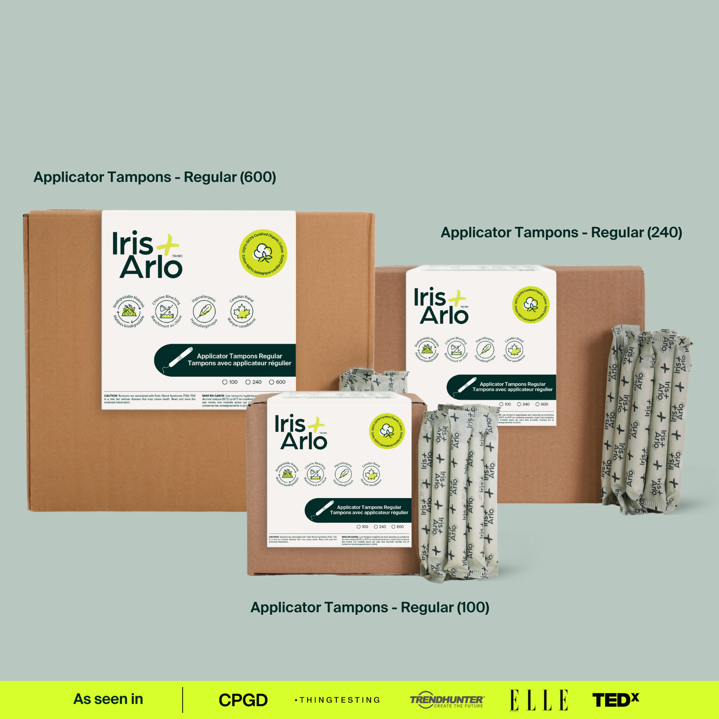 Applicator Tampons, Cardboard Applicator - regular - Bulk (240)