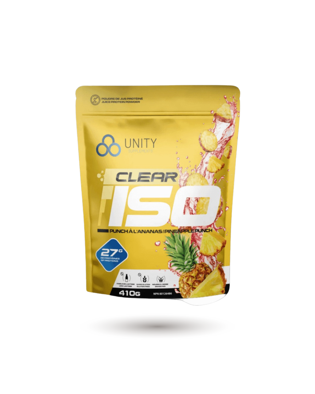 Unity Supplements Clear Protein Powder - Pure Isolate for Optimal Recovery