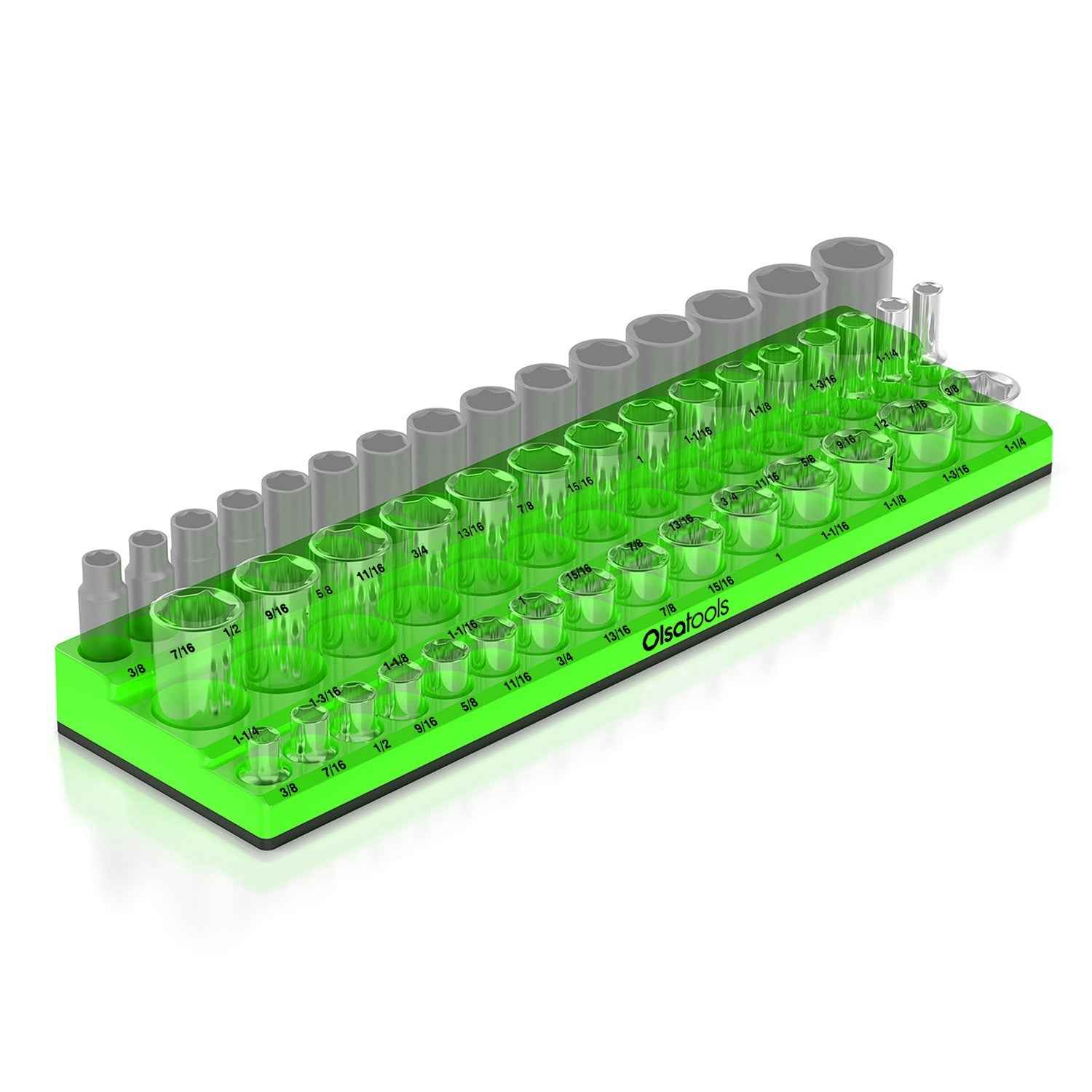 3-Row Magnetic Socket Holder