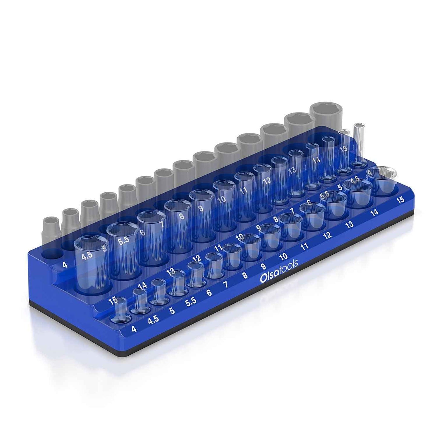 3-Row Magnetic Socket Holder