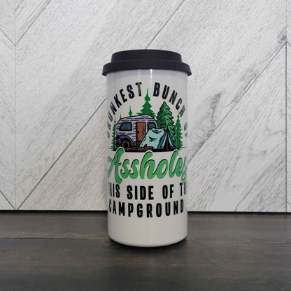 Drunkest Bunch Of Assholes 16oz Stainless Steel Tumbler | Lake Drink Cup