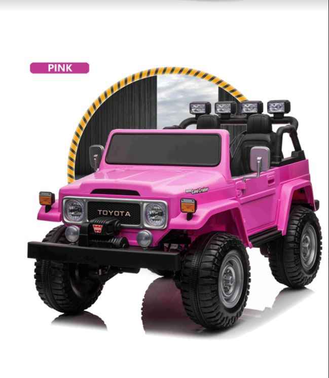2026 24V Toyota FJ-40 Kids Ride On Car 4X4 2 Seater with Remote Control DELUXE
