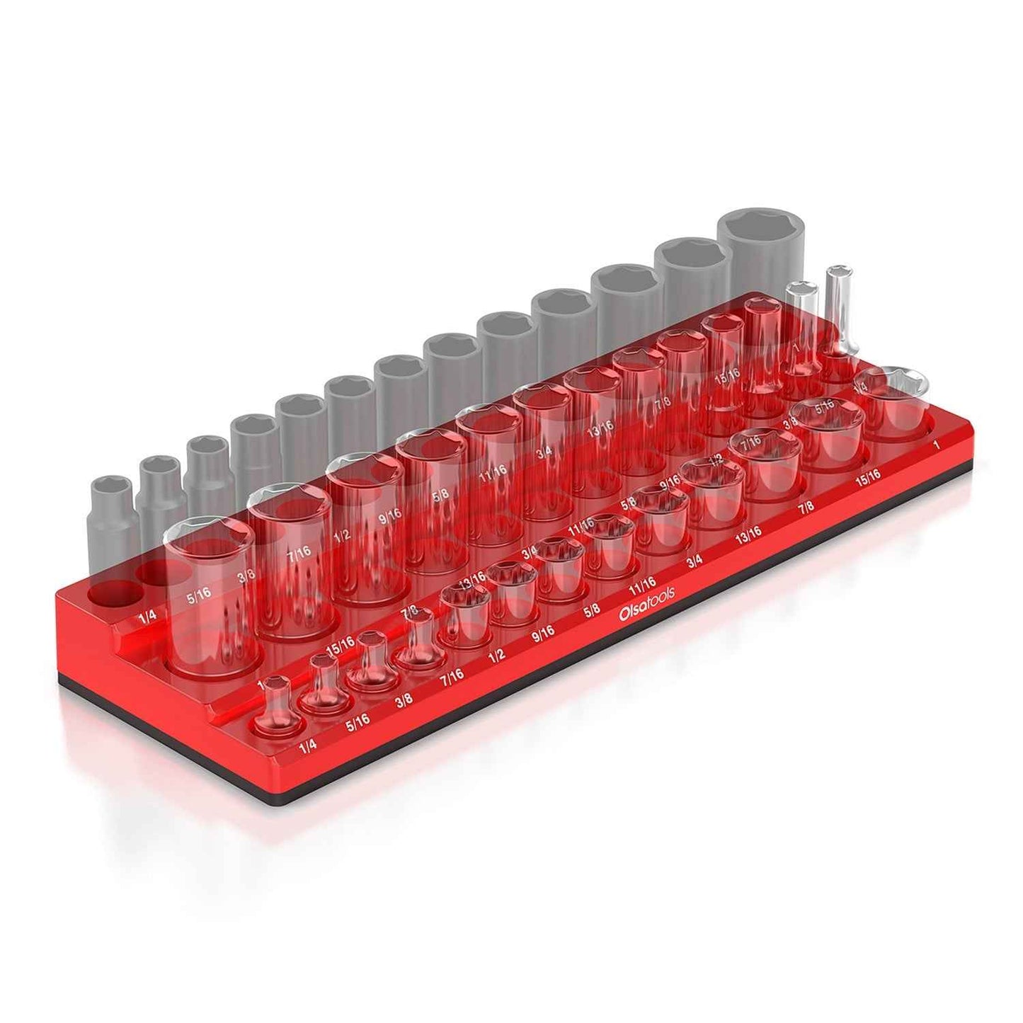 3-Row Magnetic Socket Holder