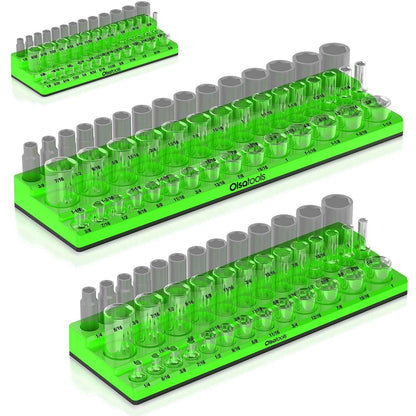 3-Row Magnetic Socket Holder