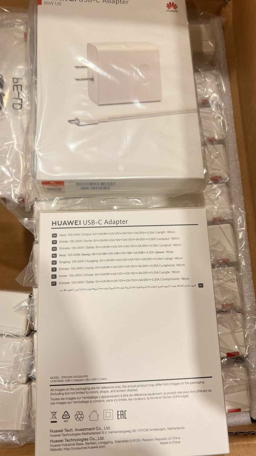 Original Huawei 65W USBC Fast Charger  Brand New