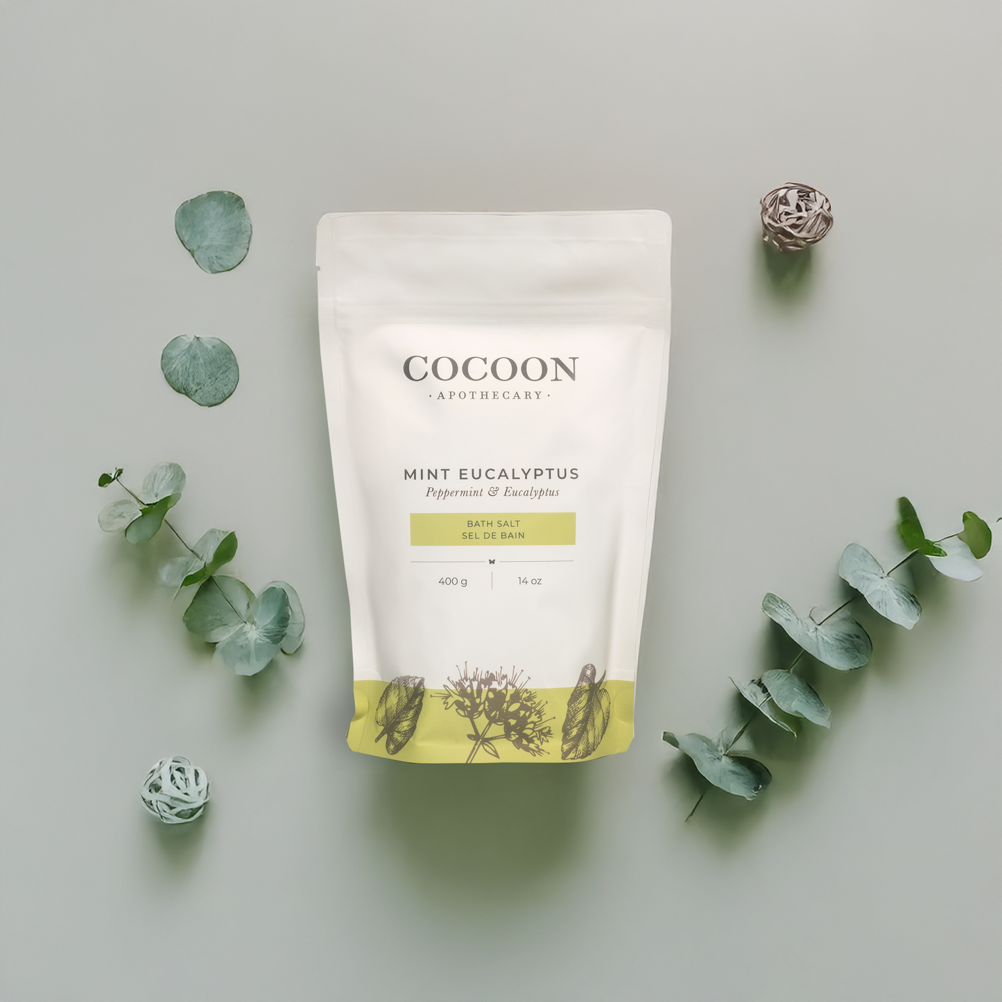 Mint Eucalyptus Bath Salts