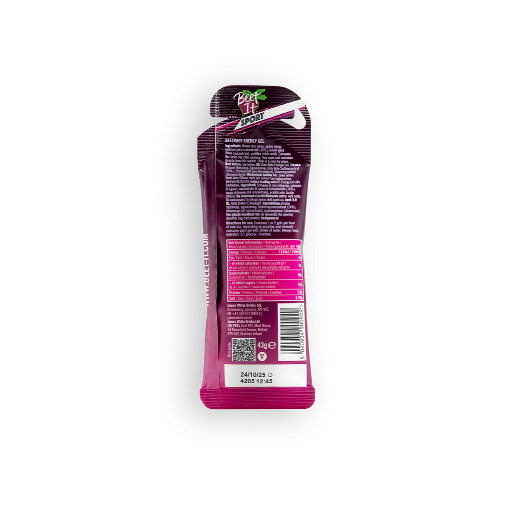 Beet It Sport Top Up 100 - Box of 12 Energy Gels
