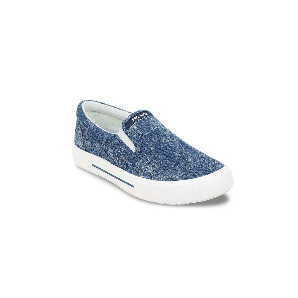 Fishooz Men's Sunwashed Slip-On Navy/White