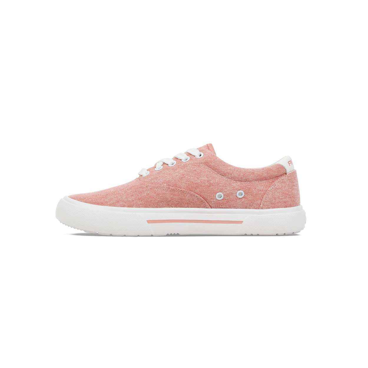 Fishooz Women's Sunwashed Lace Coral/White