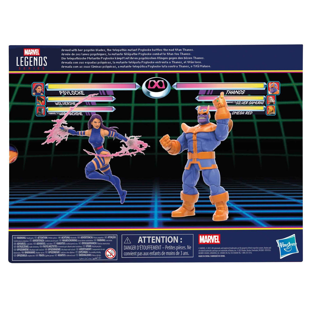 Marvel Legends Series Gamerverse Psylocke vs. Thanos - Exclusive