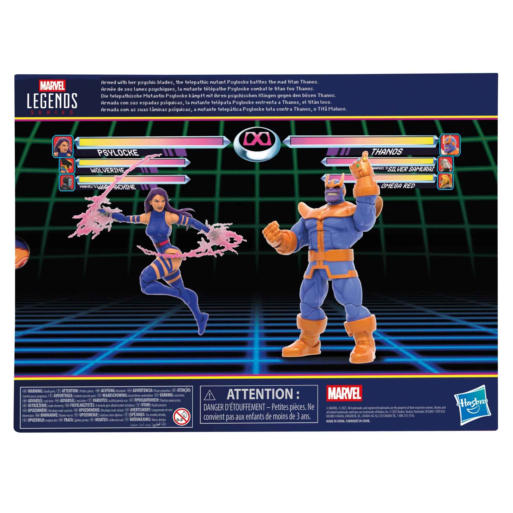 Marvel Legends Series Gamerverse Psylocke vs. Thanos - Exclusive