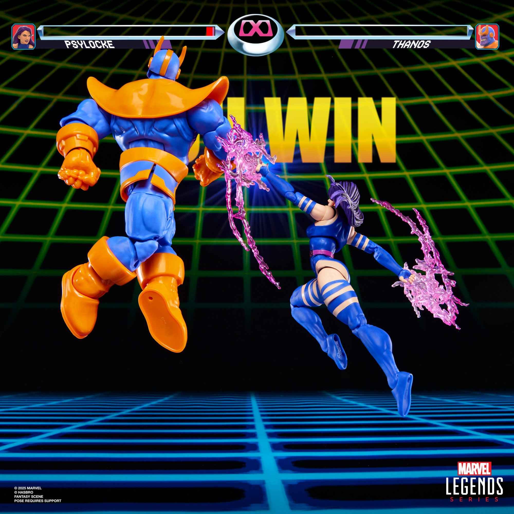 Marvel Legends Series Gamerverse Psylocke vs. Thanos - Exclusive