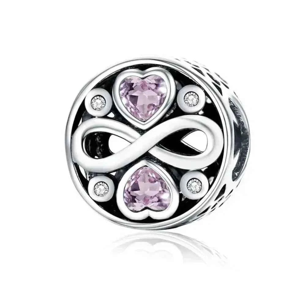 Dazzle in Elegance with 925 Sterling Silver CZ Beads for Bracelets & Bangles
