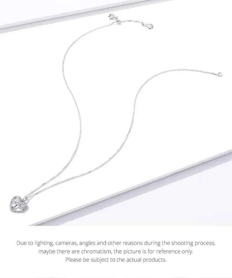 Heart of Nature Sterling Silver Tree of Life Pendant Necklace