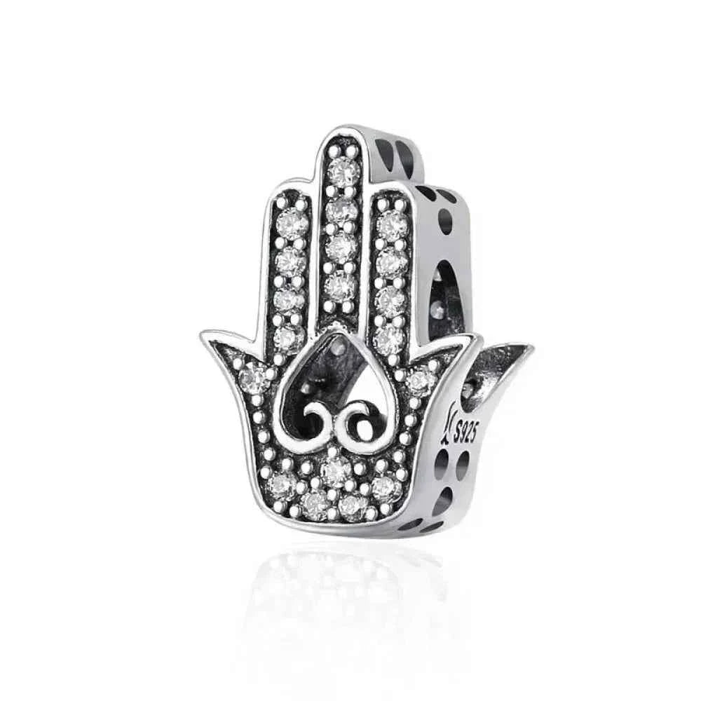 Dazzle in Elegance with 925 Sterling Silver CZ Beads for Bracelets & Bangles