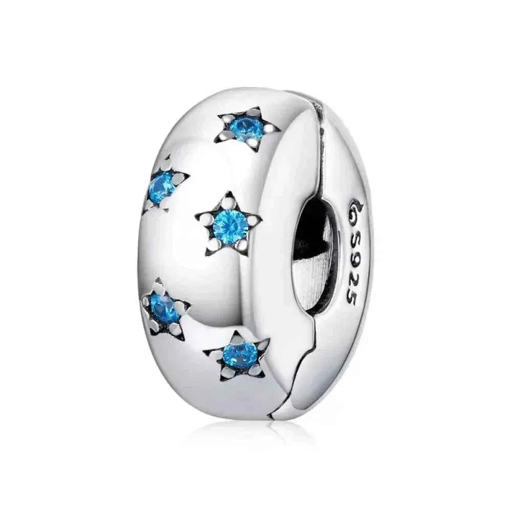 Dazzle in Elegance with 925 Sterling Silver CZ Beads for Bracelets & Bangles