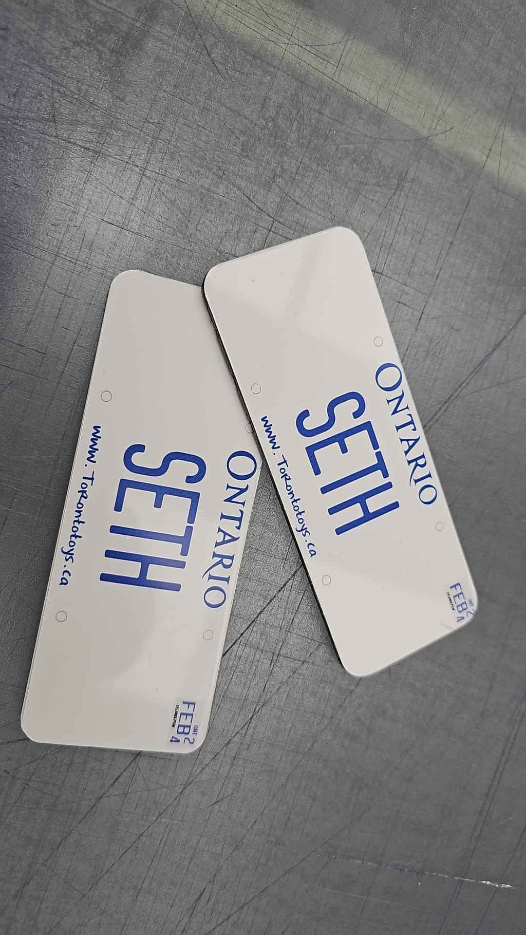 custom license plate for kids