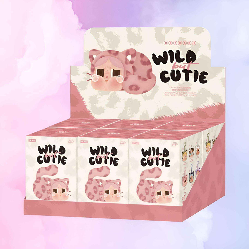 Popmart CryBaby Plush Charm - Wild But Cutie Plush Blind Box