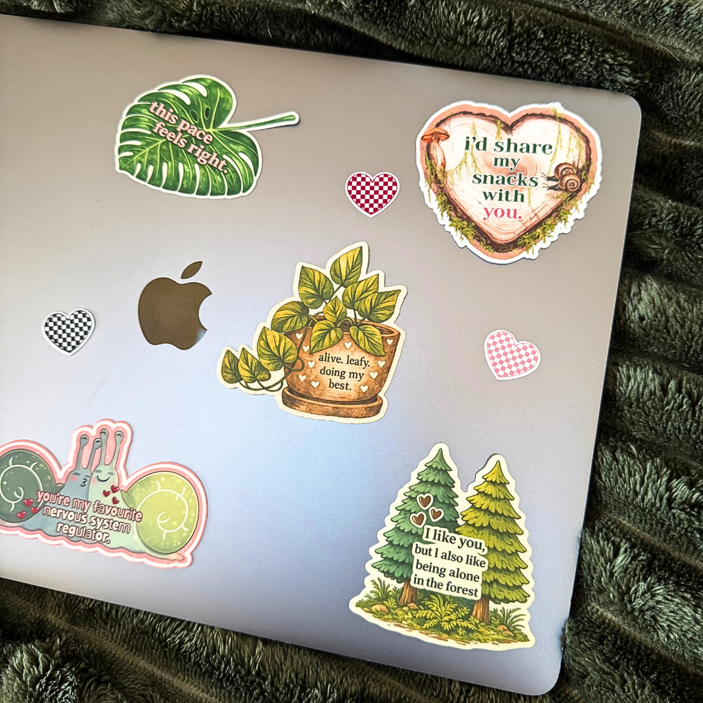 I Like You But I Also Like Being In The Forest Sticker