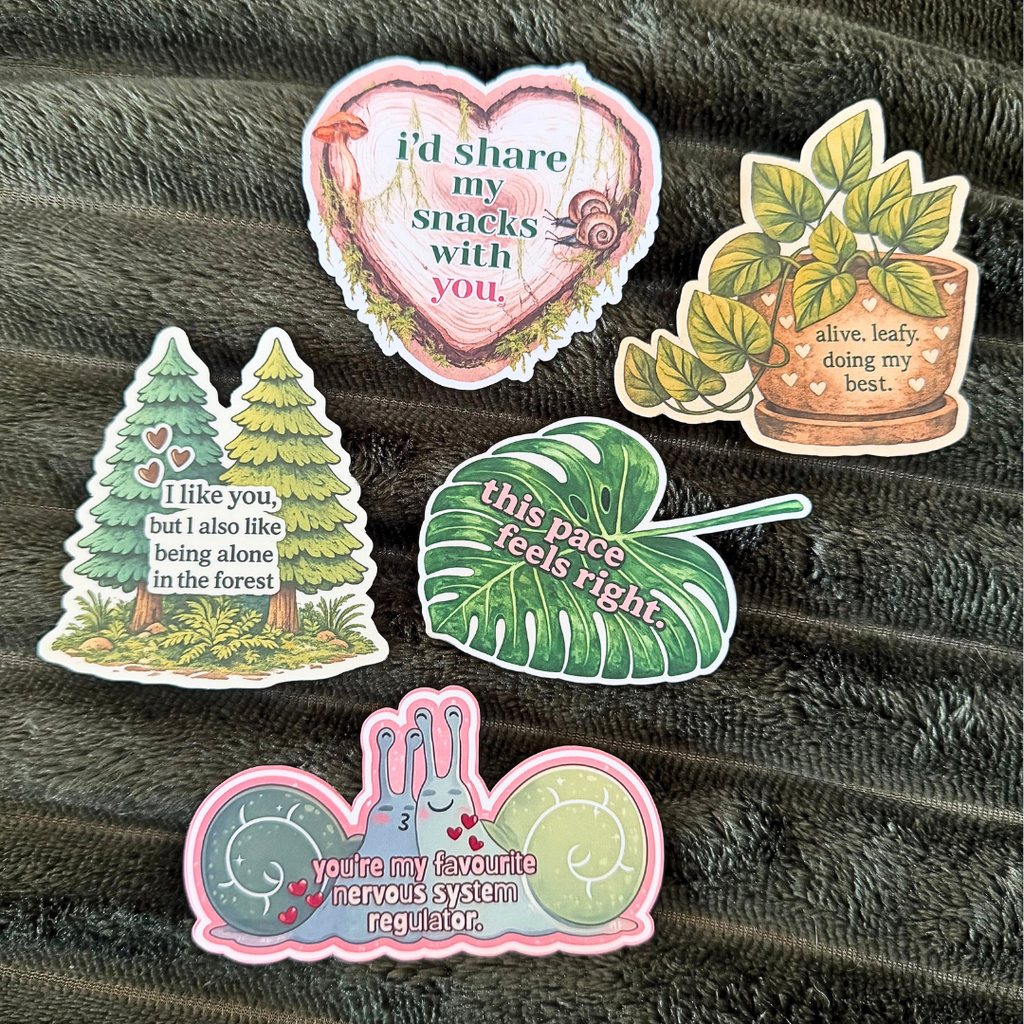 I Like You But I Also Like Being In The Forest Sticker