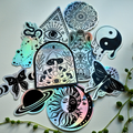Celestial Holographic Stickers Pack - Shine with Stellar Designs