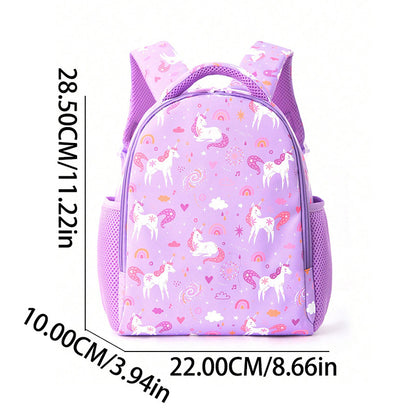 Feihong Cross-Border Children's Backpack Primary School Students Rainbow School Bag Children's Backpack Travel Lightweight Casual Backpack