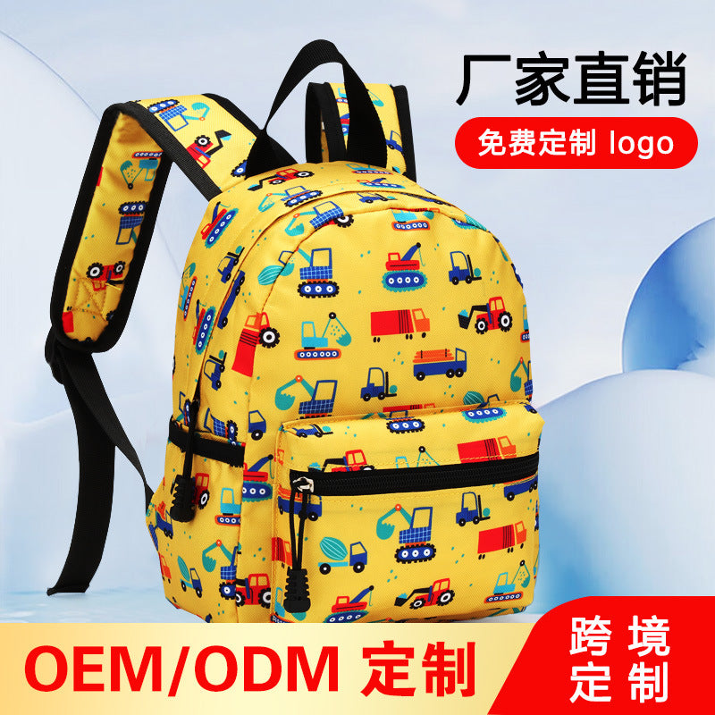 10.6inch Cartoon Children's School Bag Fashionable and Easiest for Match Kindergarten Backpack Lightweight Burden-Reducing Spine Protection Student Backpack