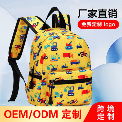 10.6inch Cartoon Children's School Bag Fashionable and Easiest for Match Kindergarten Backpack Lightweight Burden-Reducing Spine Protection Student Backpack