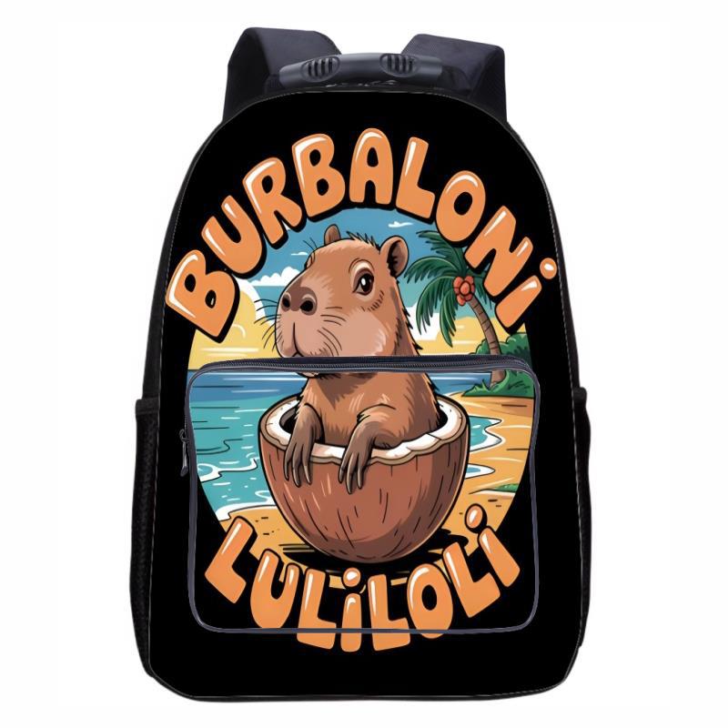 Foreign Mountain and Sea Classics Tung Primary and Secondary School Student Backpack DIY Customized Youth Men's and Women's Backpack