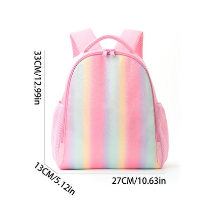 Feihong Cross-Border Children's Backpack Primary School Students Rainbow School Bag Children's Backpack Travel Lightweight Casual Backpack