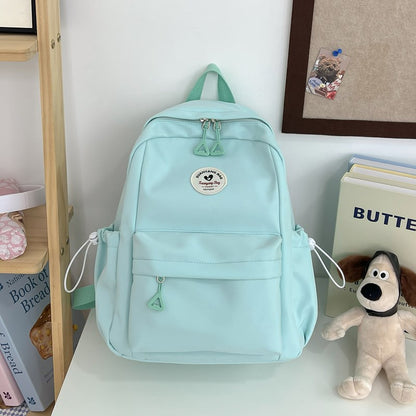 2025 New Summer School Bag Women's Japanese Style Niche Design Versatile Sports Travel Backpack College Student Backpack