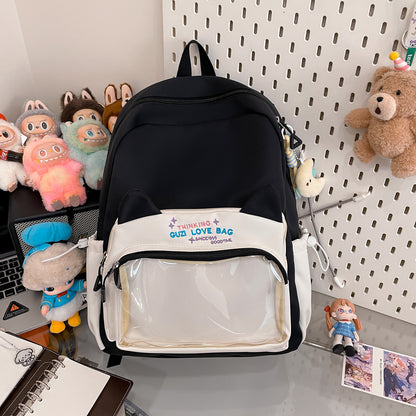 Schoolbags for Female Elementary School Students, Good-Looking, Sweet, Cute, New Style Backpacks for Junior High School Students, Small Backpacks for Travel and Study
