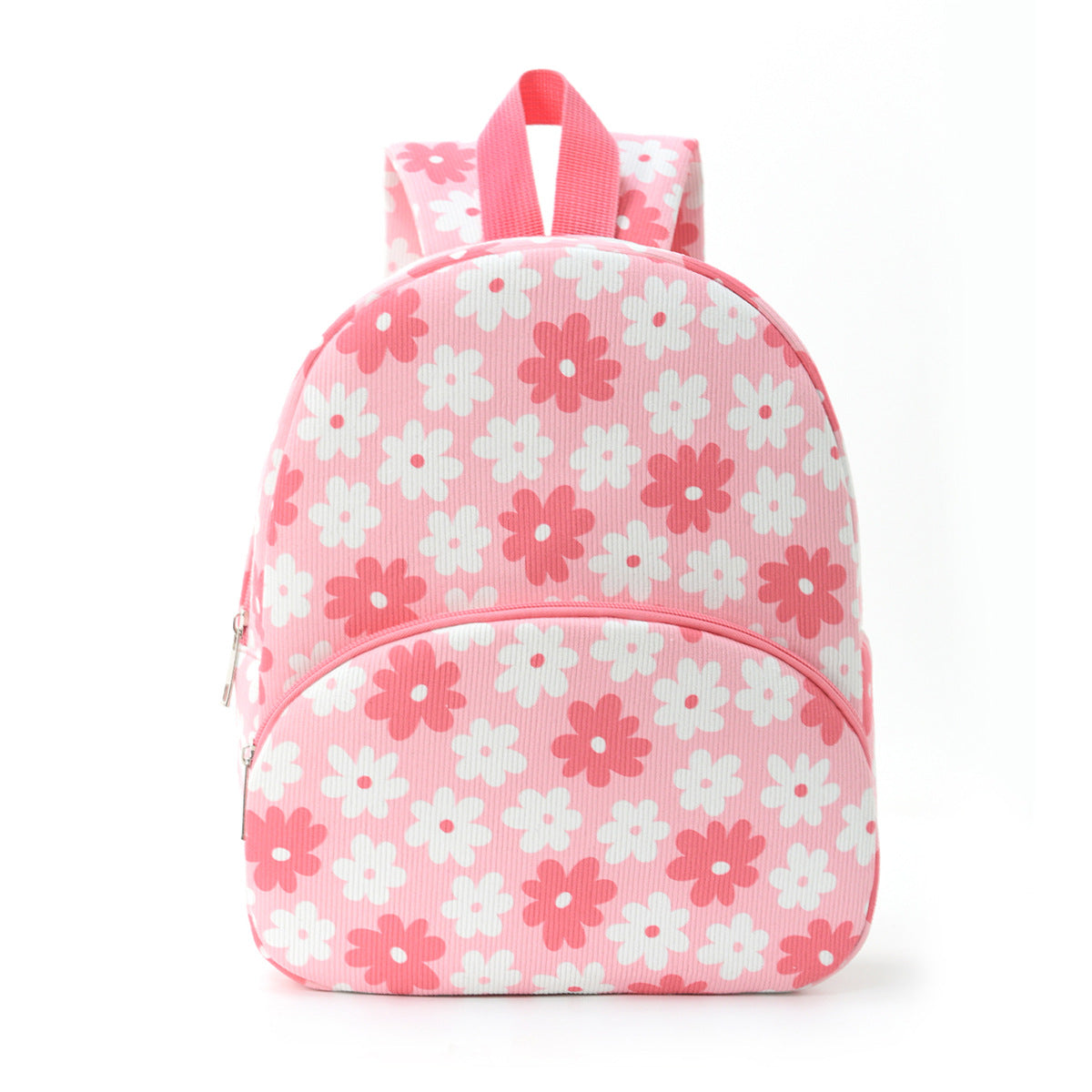 Cross-Border Corduroy Backpack, Large Capacity Student Cartoon Bear School Bag, Fashionable, Casual, High-Looking and Cute Backpack