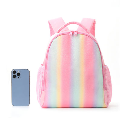 Feihong Cross-Border Children's Backpack Primary School Students Rainbow School Bag Children's Backpack Travel Lightweight Casual Backpack
