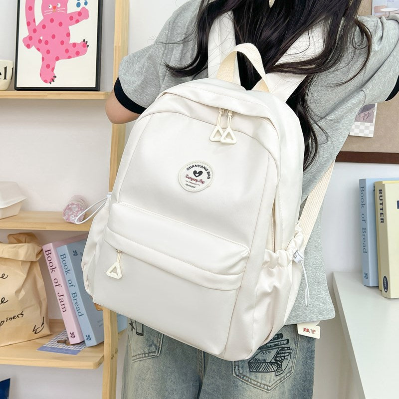 2025 New Summer School Bag Women's Japanese Style Niche Design Versatile Sports Travel Backpack College Student Backpack