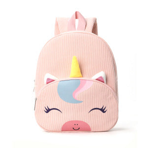 Cross-Border Corduroy Backpack, Large Capacity Student Cartoon Bear School Bag, Fashionable, Casual, High-Looking and Cute Backpack