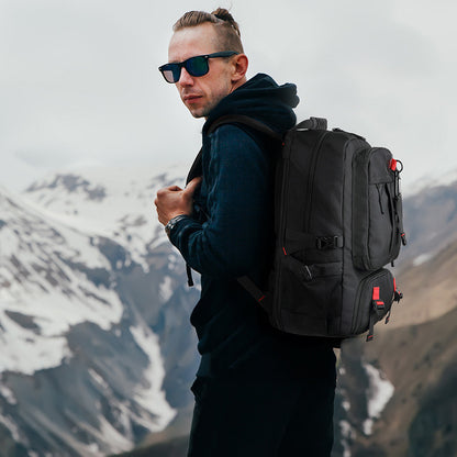 Travel Bag for Men, Outdoor Mountaineering, Leisure, Extra Large Capacity Travel Backpack, Computer Backpack, High School Student Luggage Bag