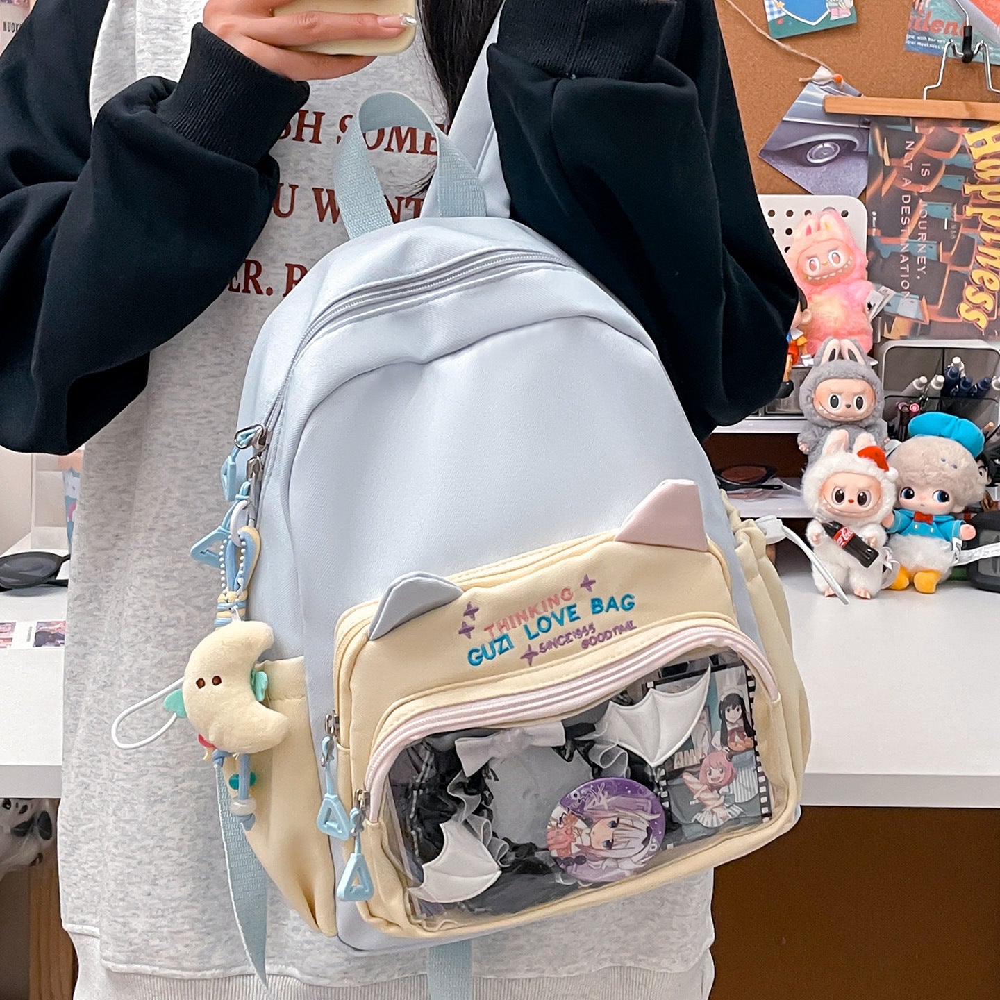 Schoolbags for Female Elementary School Students, Good-Looking, Sweet, Cute, New Style Backpacks for Junior High School Students, Small Backpacks for Travel and Study