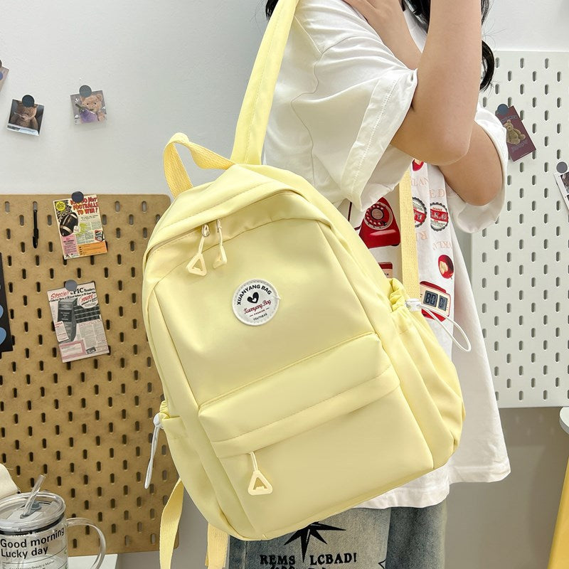 2025 New Summer School Bag Women's Japanese Style Niche Design Versatile Sports Travel Backpack College Student Backpack