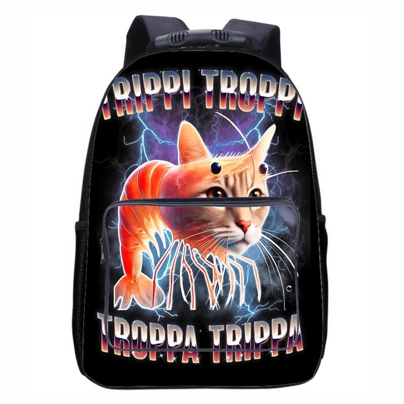 Foreign Mountain and Sea Classics Tung Primary and Secondary School Student Backpack DIY Customized Youth Men's and Women's Backpack