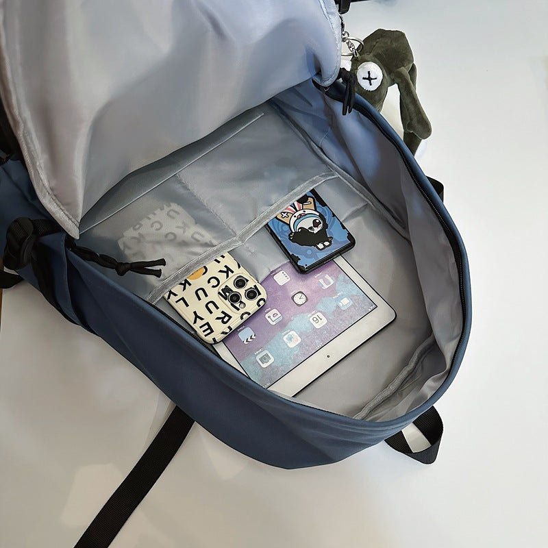Ultra-Light Backpack for Men and Women, Simple and Practical, Large-Capacity Travel Backpack, High School Student and College Student Bag