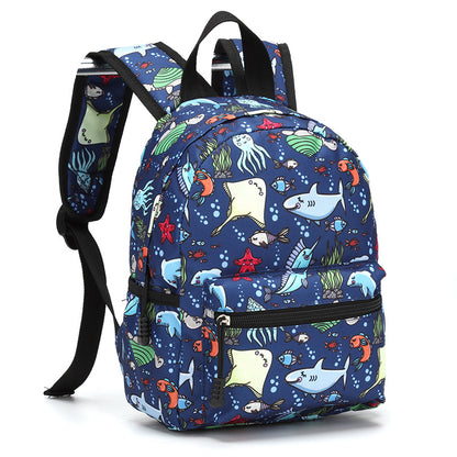 10.6inch Cartoon Children's School Bag Fashionable and Easiest for Match Kindergarten Backpack Lightweight Burden-Reducing Spine Protection Student Backpack