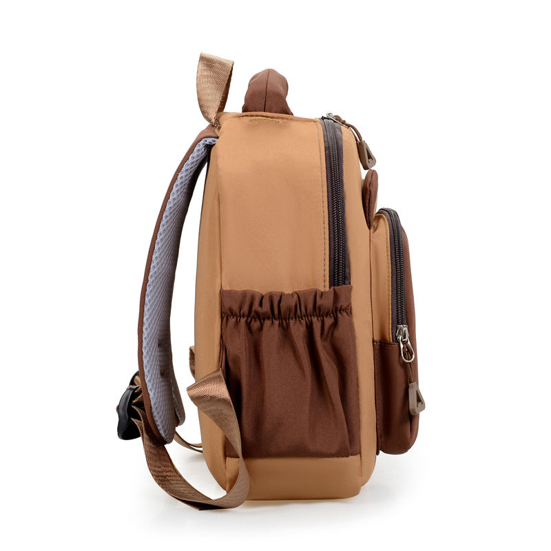 2025 New Capibala Student School Bag Large Capacity Cartoon Pattern Backpack Fashion Trend Backpack Wholesale