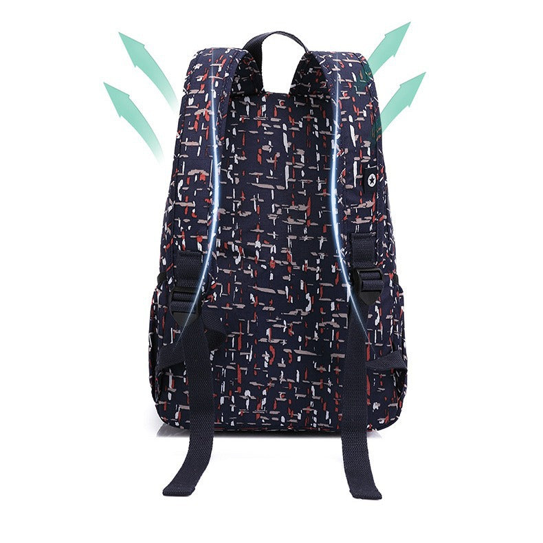 Extra-Large Men's and Women's Backpacks, Student School Bags, Casual Computer Backpacks, Short-Distance Travel Bags, Multi-Color Commuting Shoulder Bags, Portable