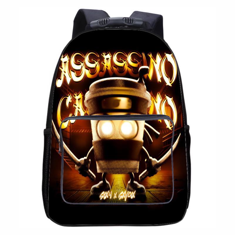 Foreign Mountain and Sea Classics Tung Primary and Secondary School Student Backpack DIY Customized Youth Men's and Women's Backpack