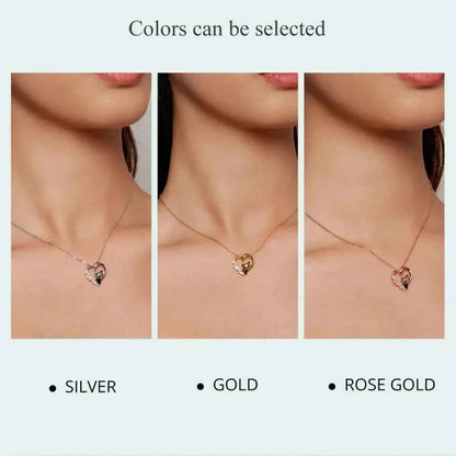 925 Sterling Silver Baby Panda Crystal Necklace | Enamel Cute Animal Charm Chain Link | Women'S Gift - 17.71'' Scn453
