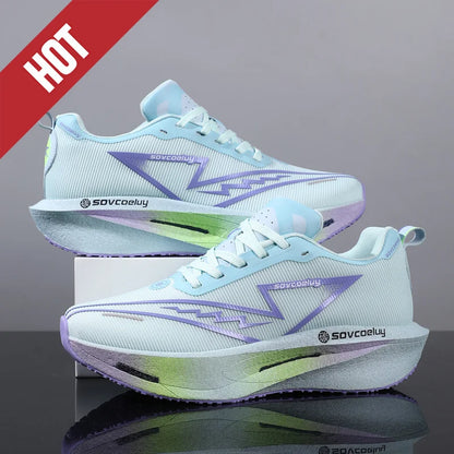 Running Shoes Carbon Board Profession Marathon Men Sports Breathable Lightweight Women's Comfortable Athletic Nonskid Sneakers