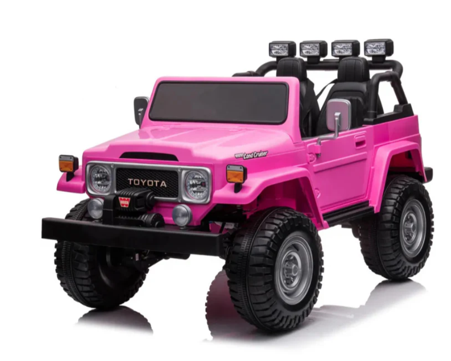 2026 24V Toyota FJ-40 Kids Ride On Car 4X4 2 Seater with Remote Control DELUXE