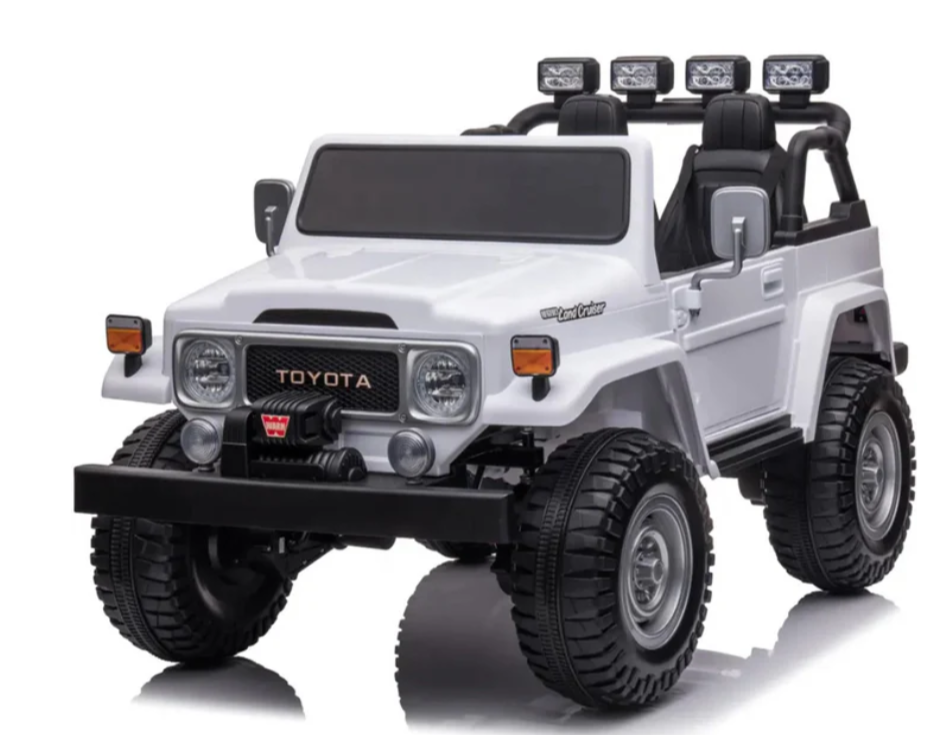 2026 24V Toyota FJ-40 Kids Ride On Car 4X4 2 Seater with Remote Control DELUXE
